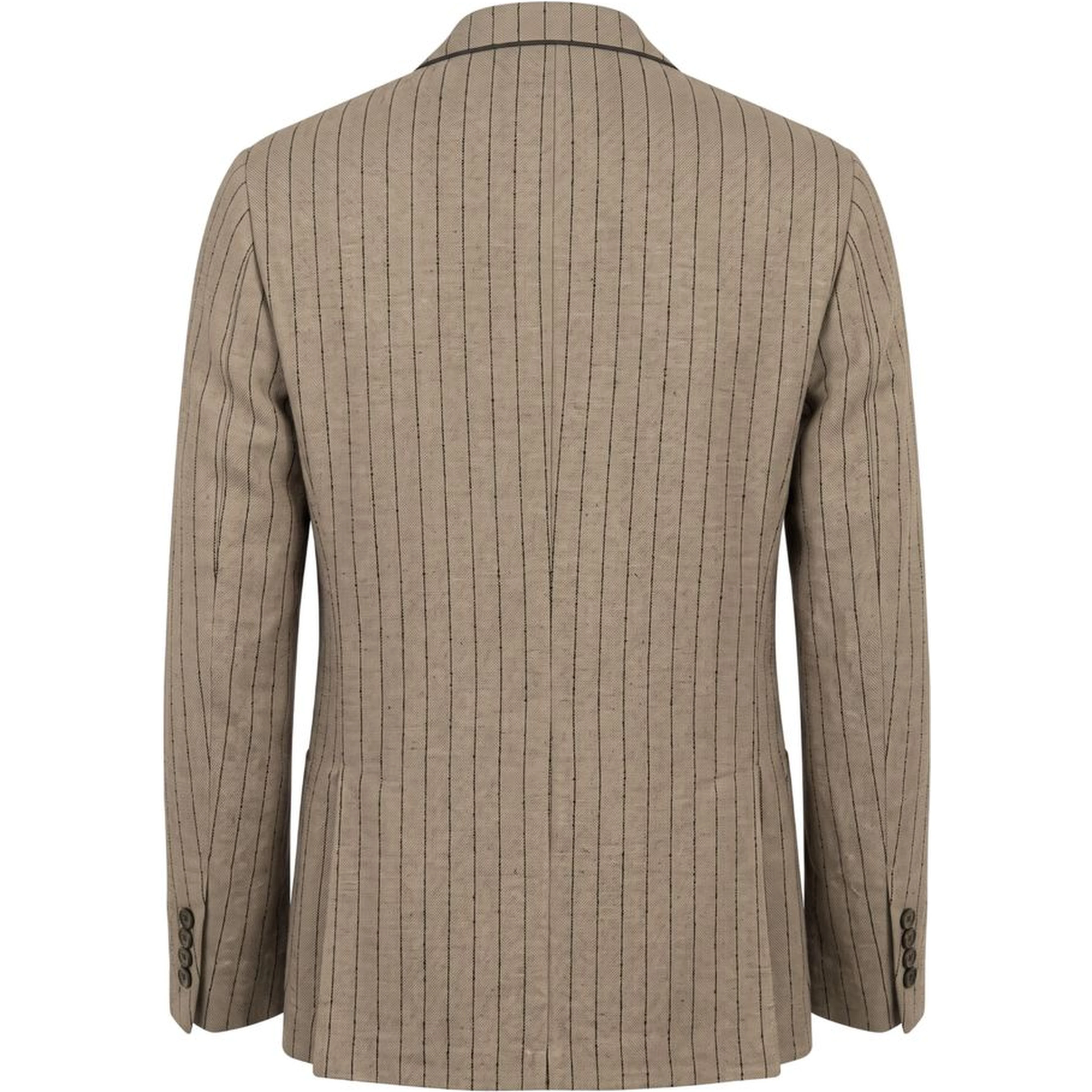 Beige Linen Men Jacket