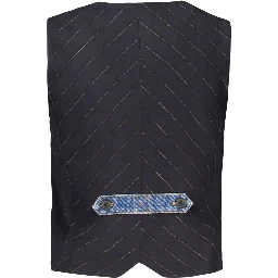 Blue Cotton Waistcoat