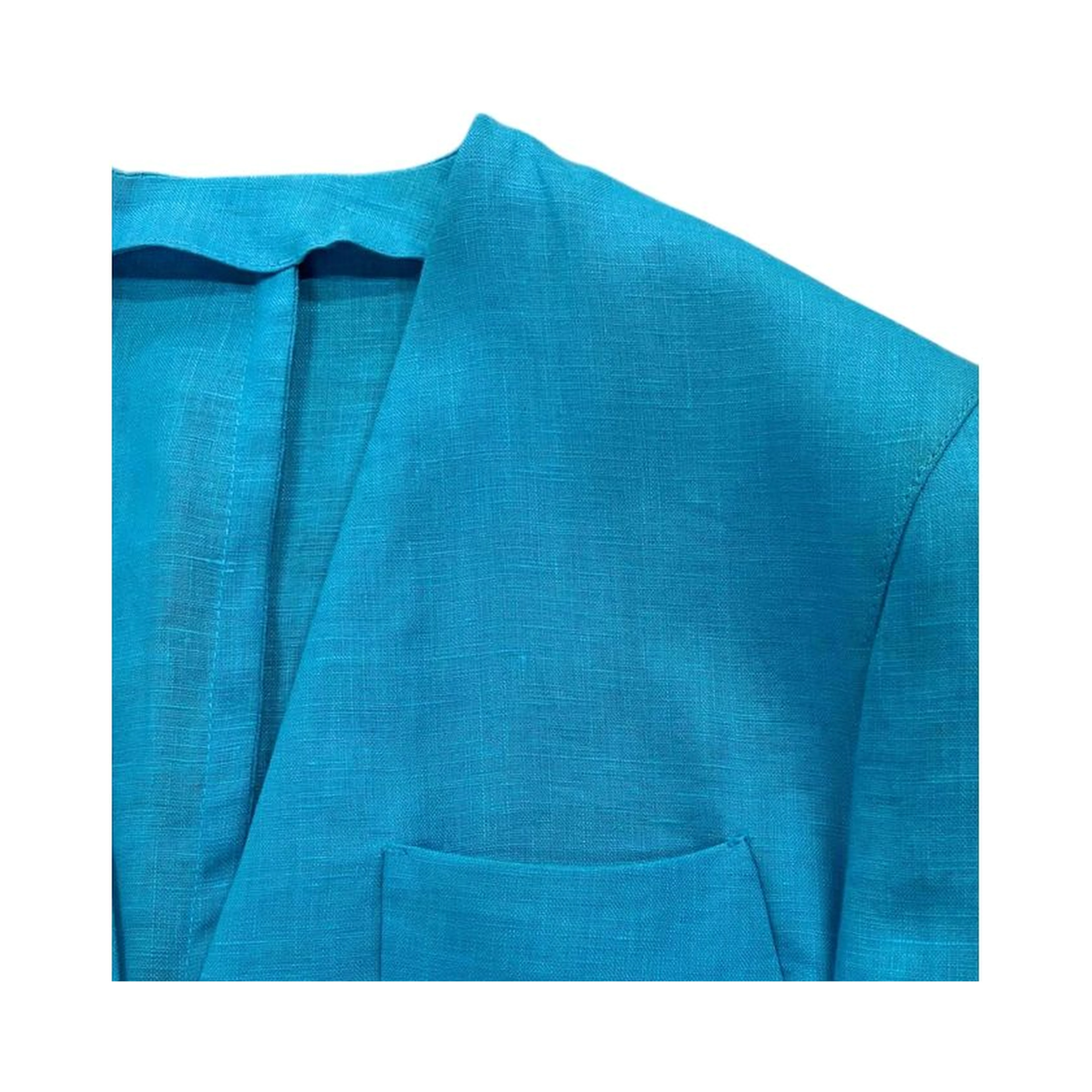 Blue Cotton Men's Jacket
