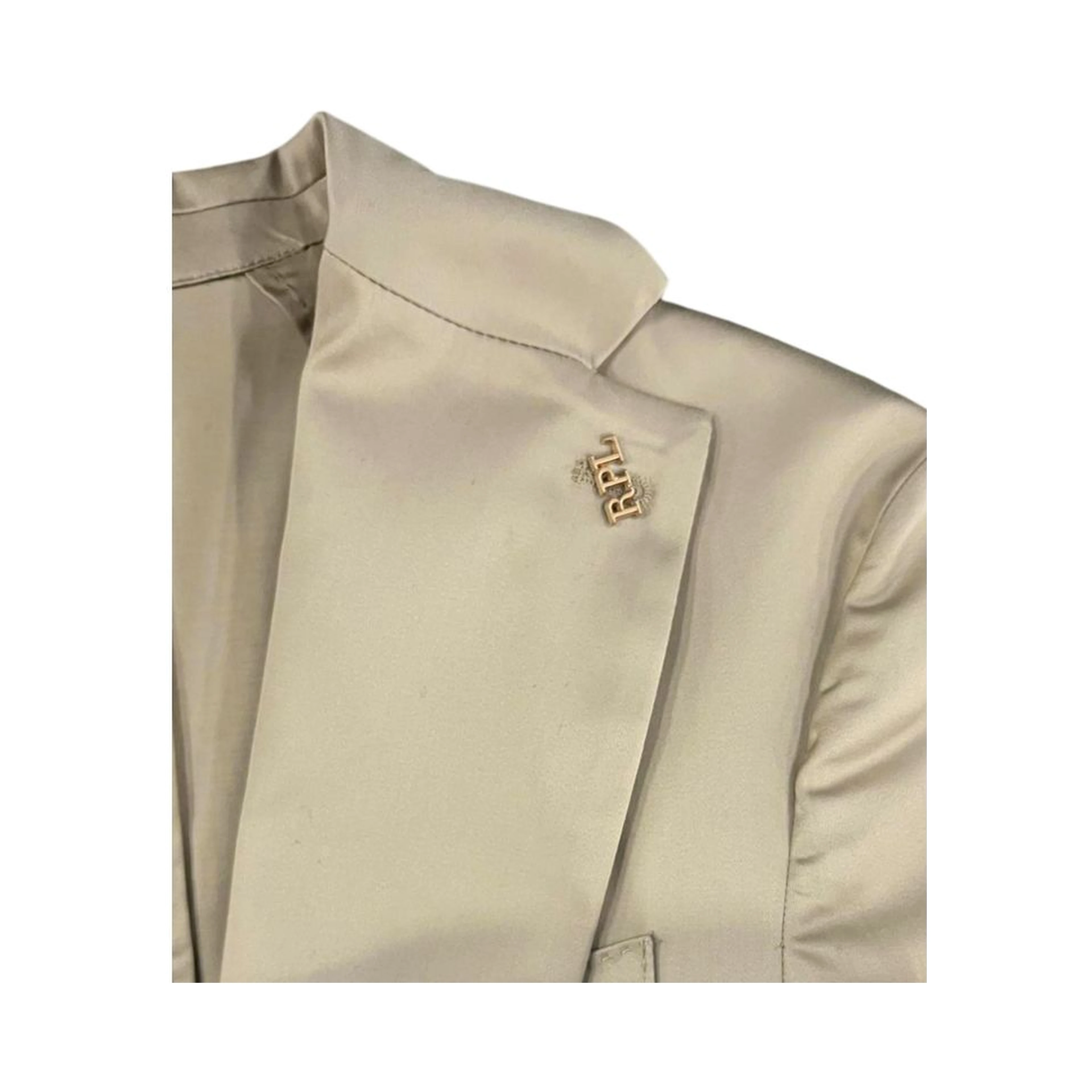 Beige Cotton Men's Jacket