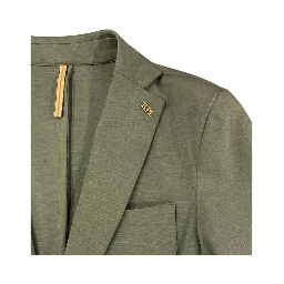 Green Cotton Men's Jacket