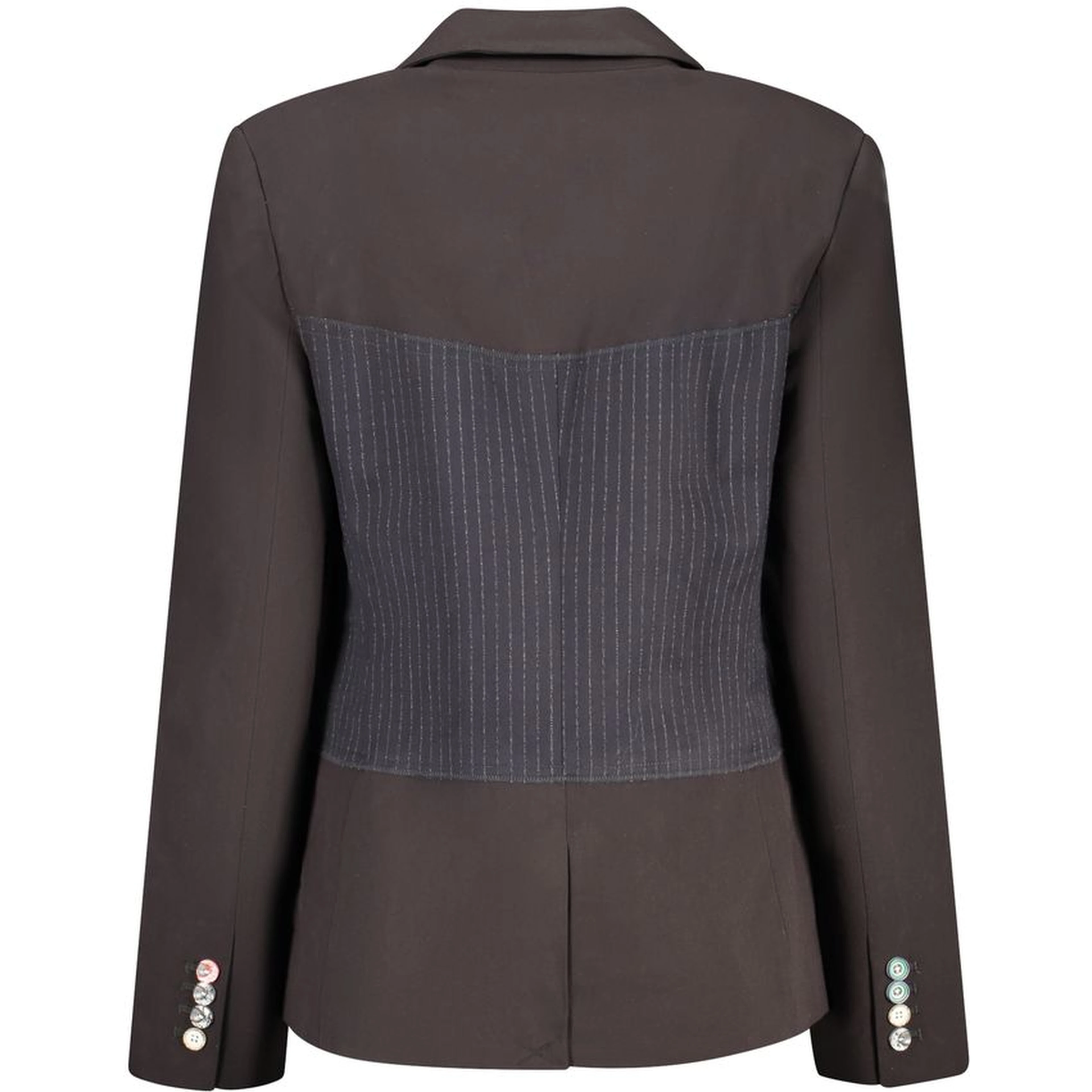 Black Polyester Blazer