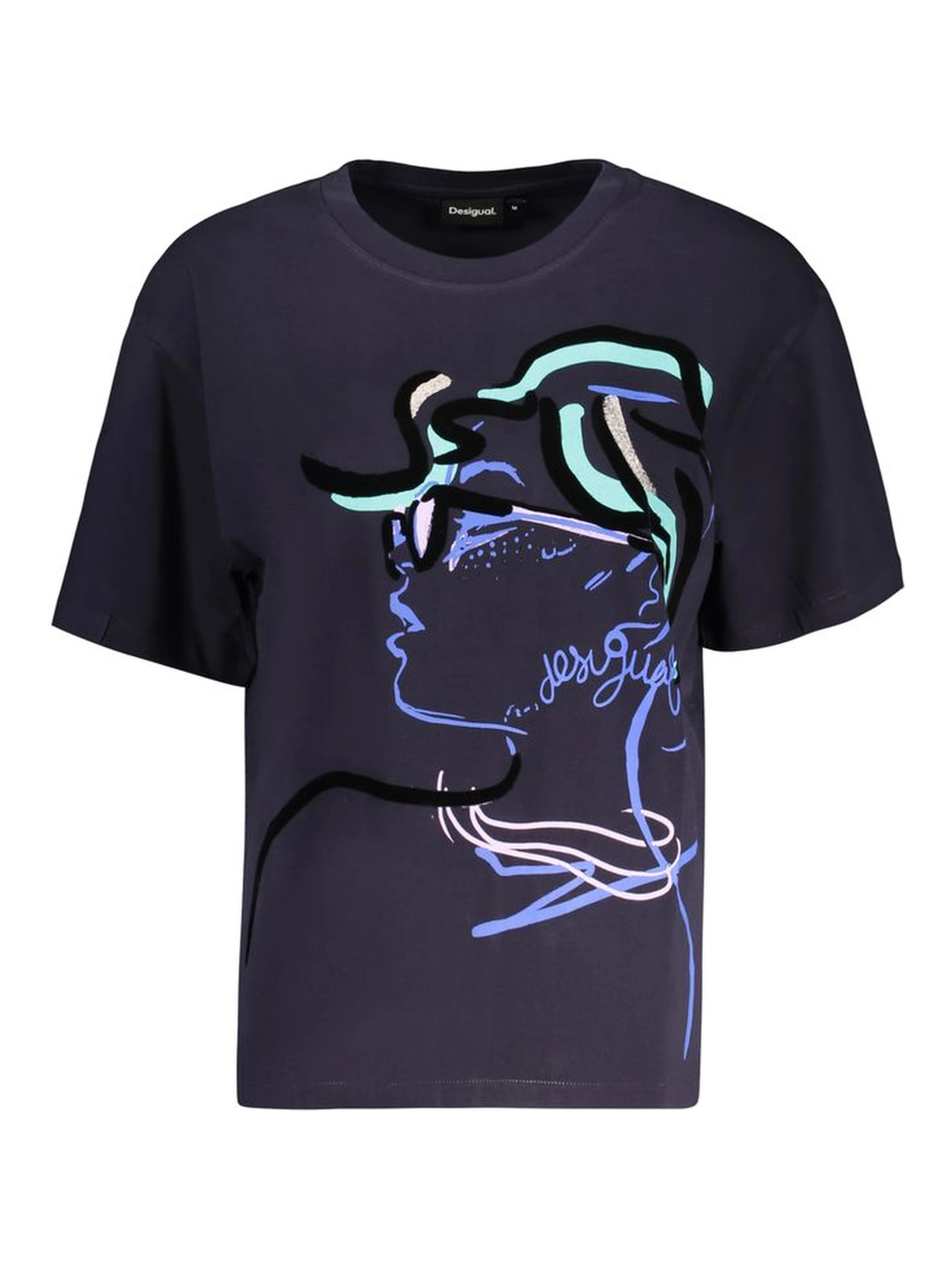 Blue Cotton T-Shirt