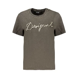 Gray Cotton T-Shirt