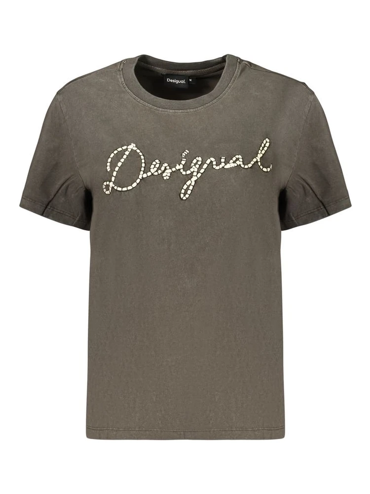 Gray Cotton T-Shirt