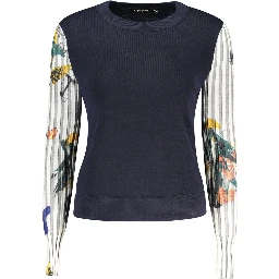 Blue Wool Sweatshirt