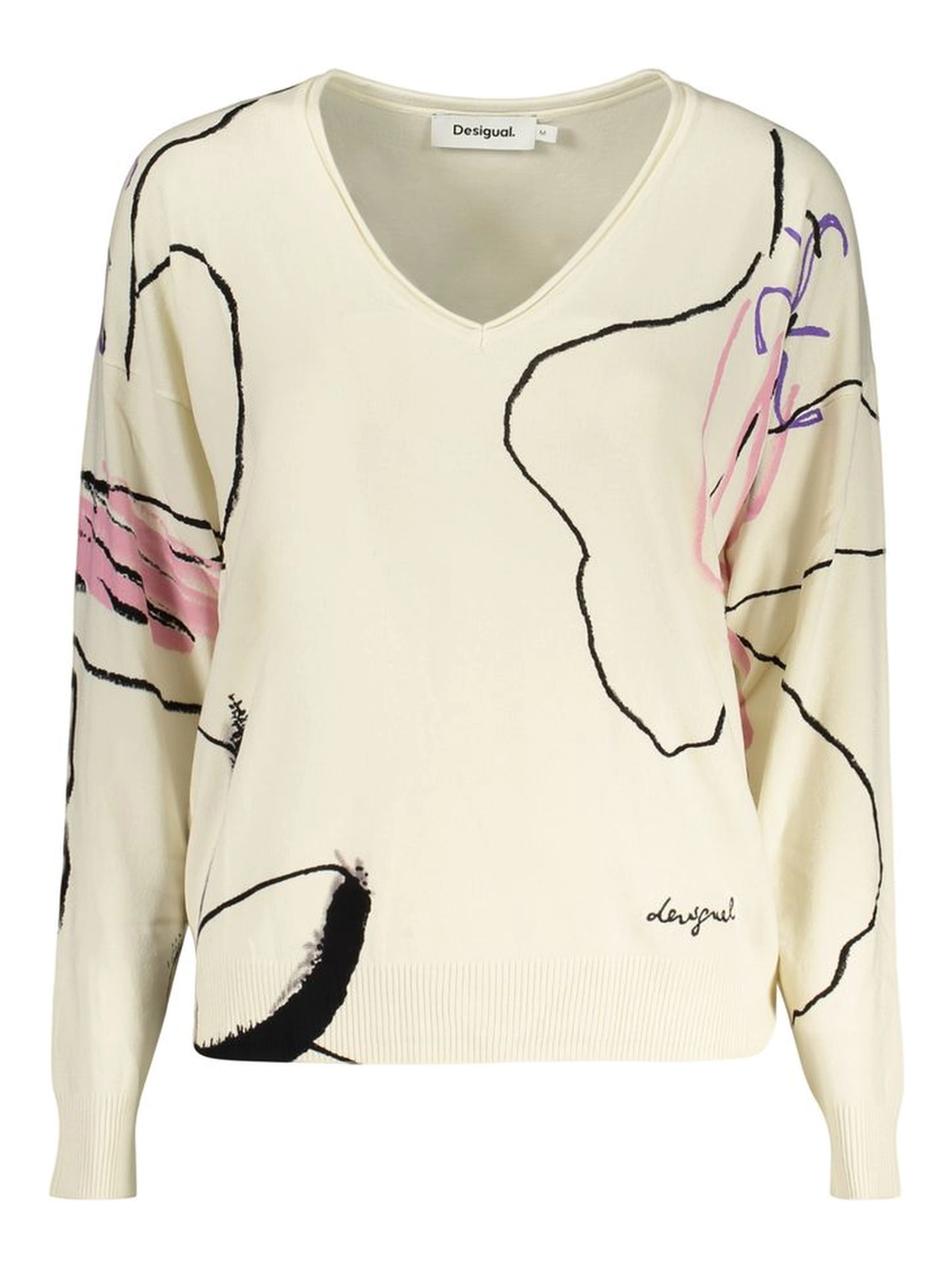 White Viscose Sweatshirt