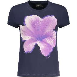 Blue Cotton T-Shirt