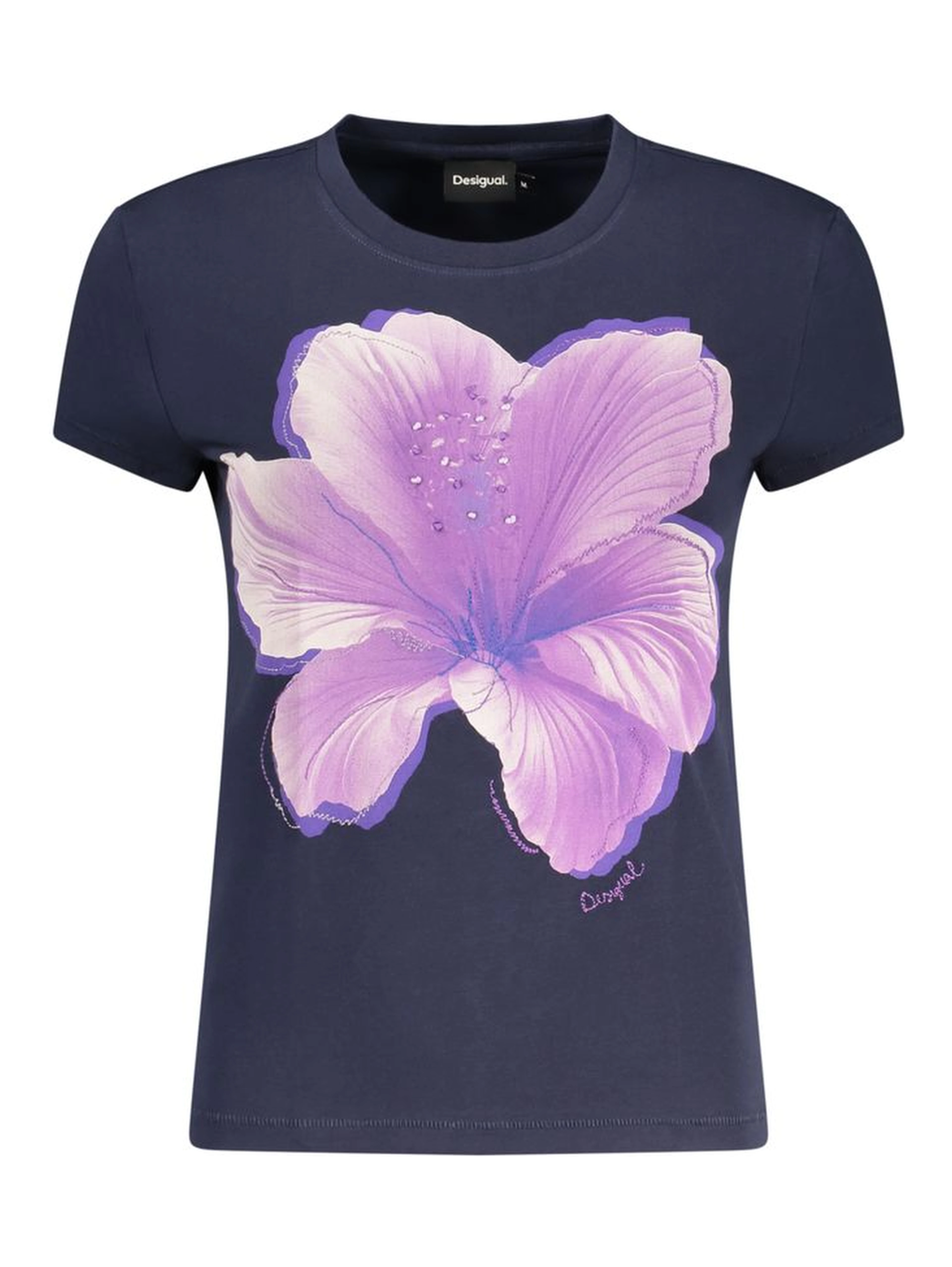 Blue Cotton T-Shirt