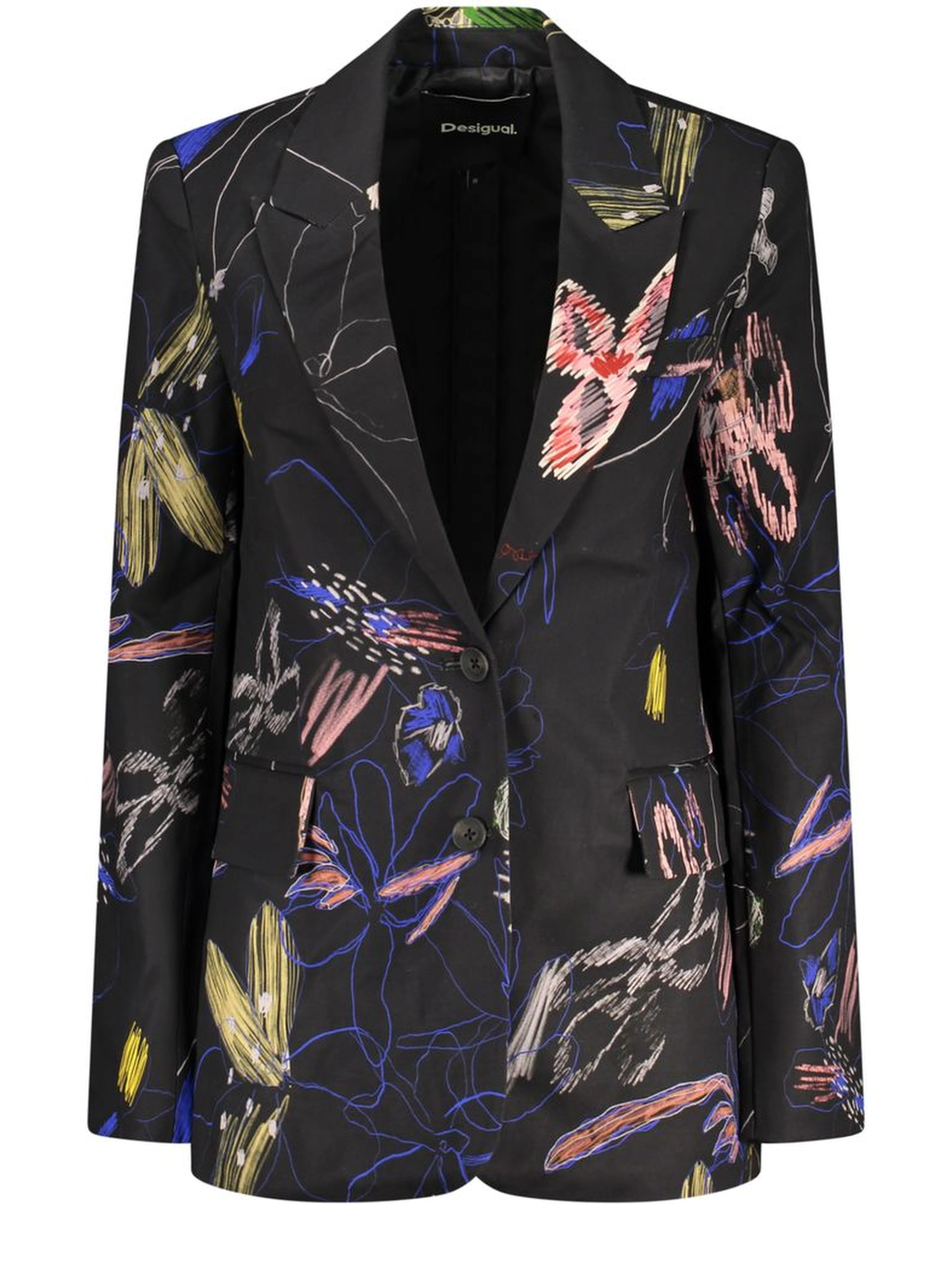 Black Cotton Blazer