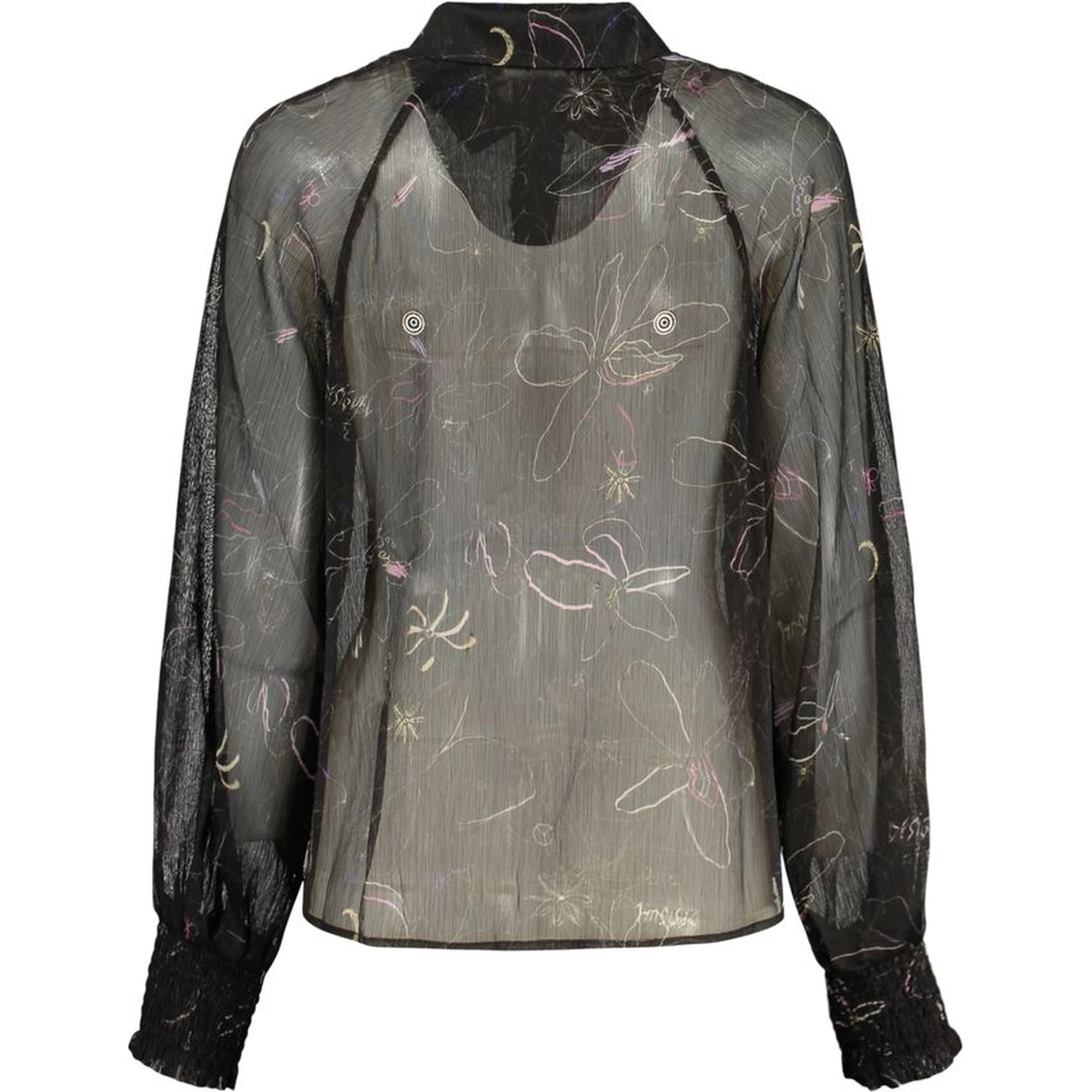 Black Polyester Blouse