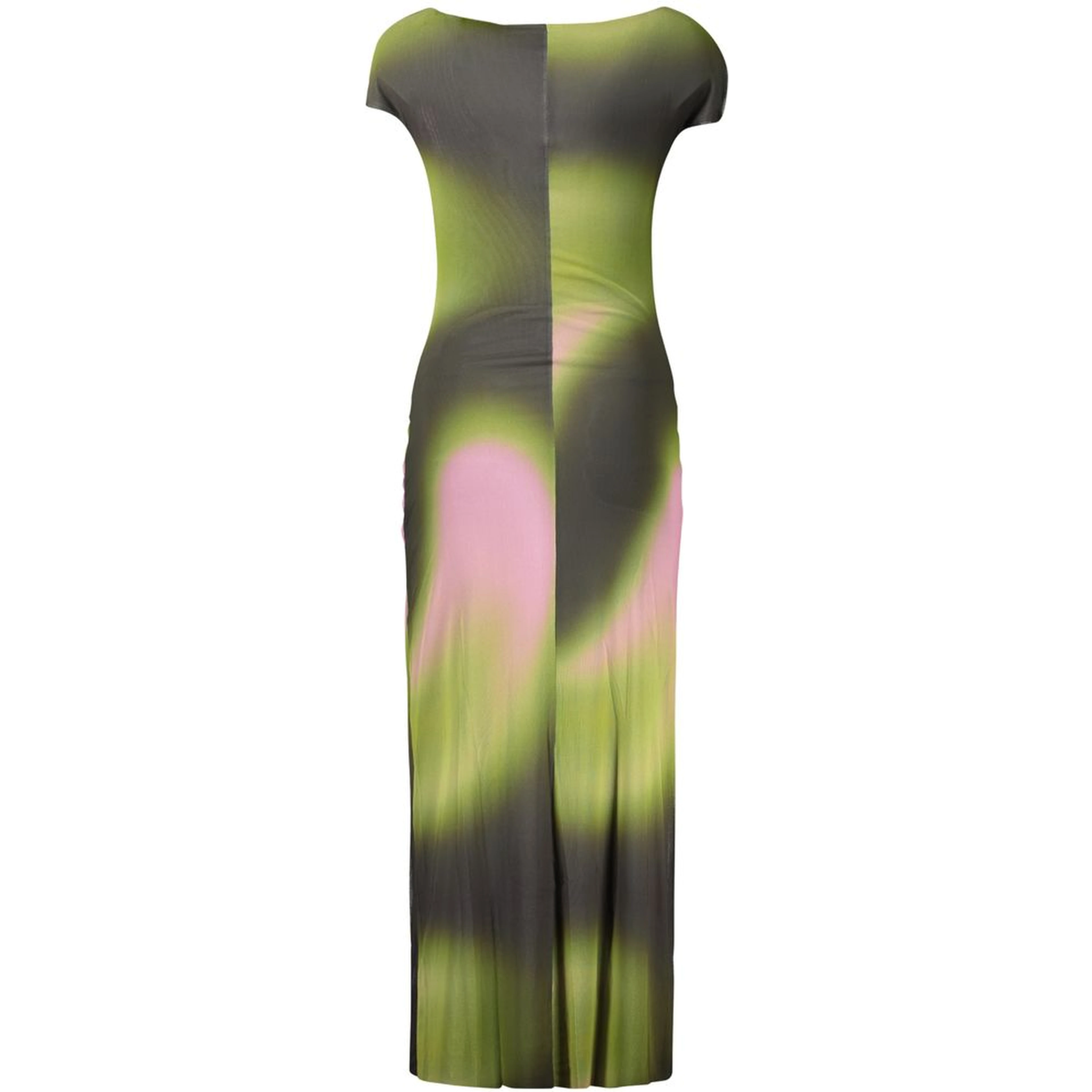 Green Polyester Casual Dress