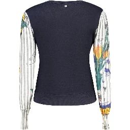 Blue Wool Sweatshirt