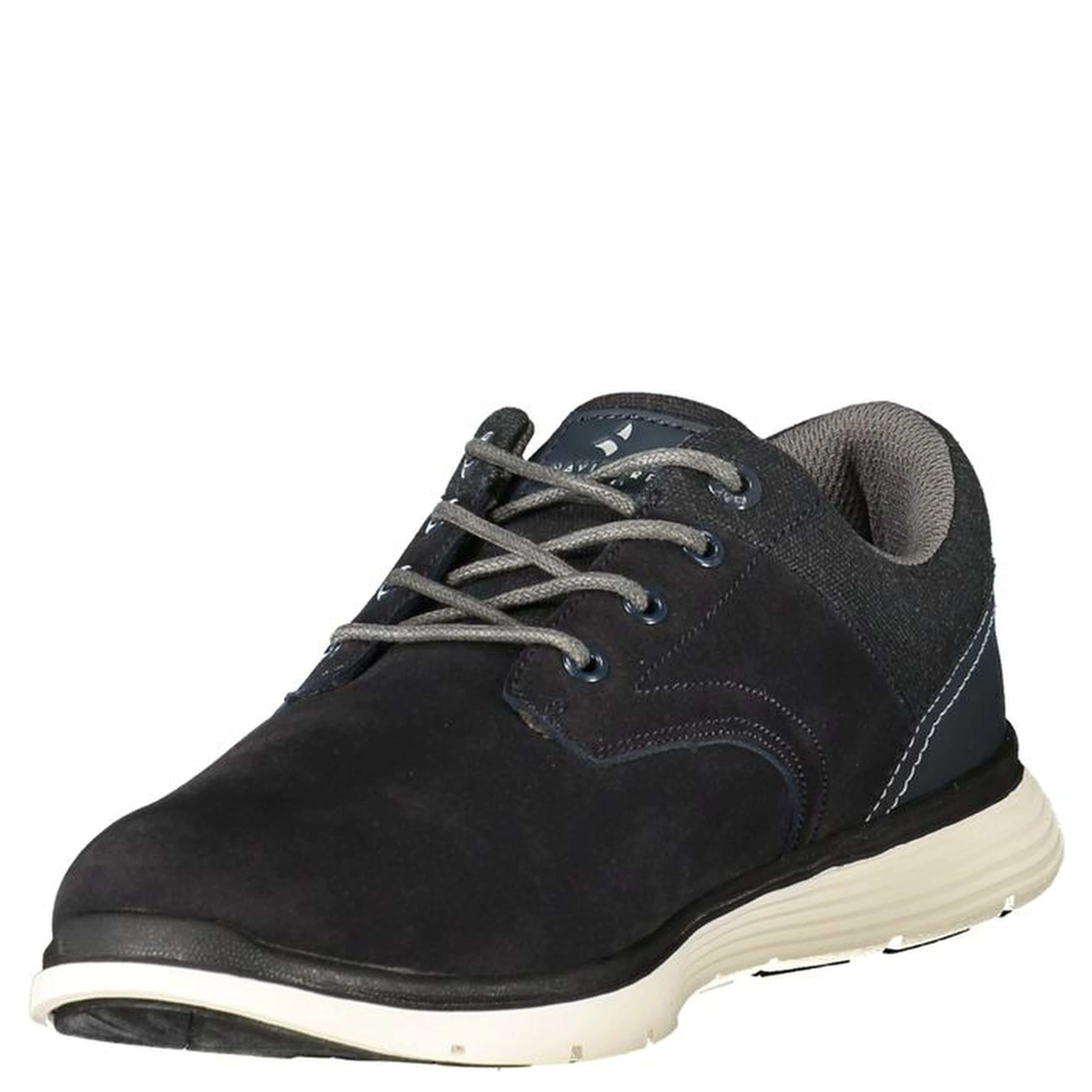 Blue Polyester Athletic Sneakers