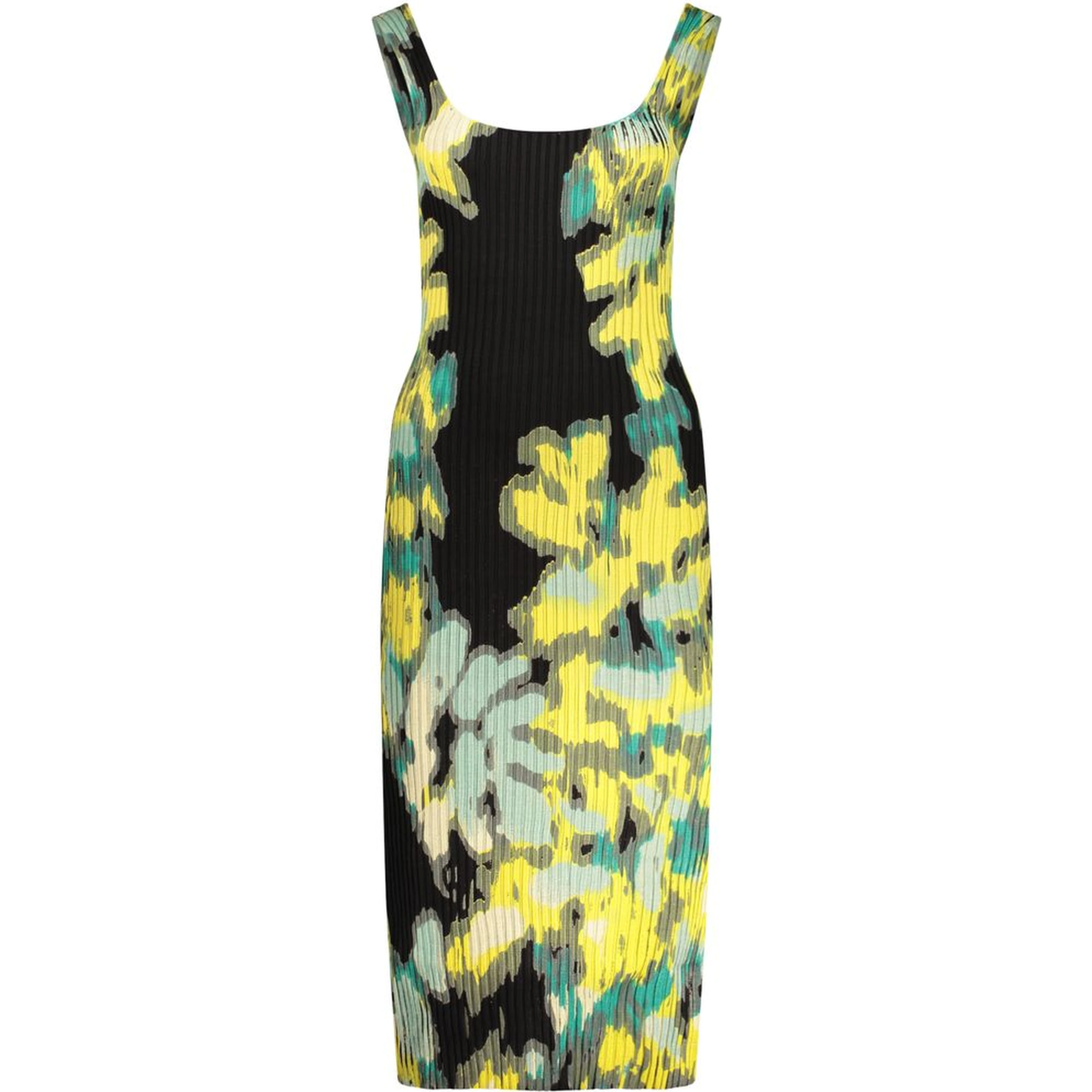 Black Polyester Casual Dress