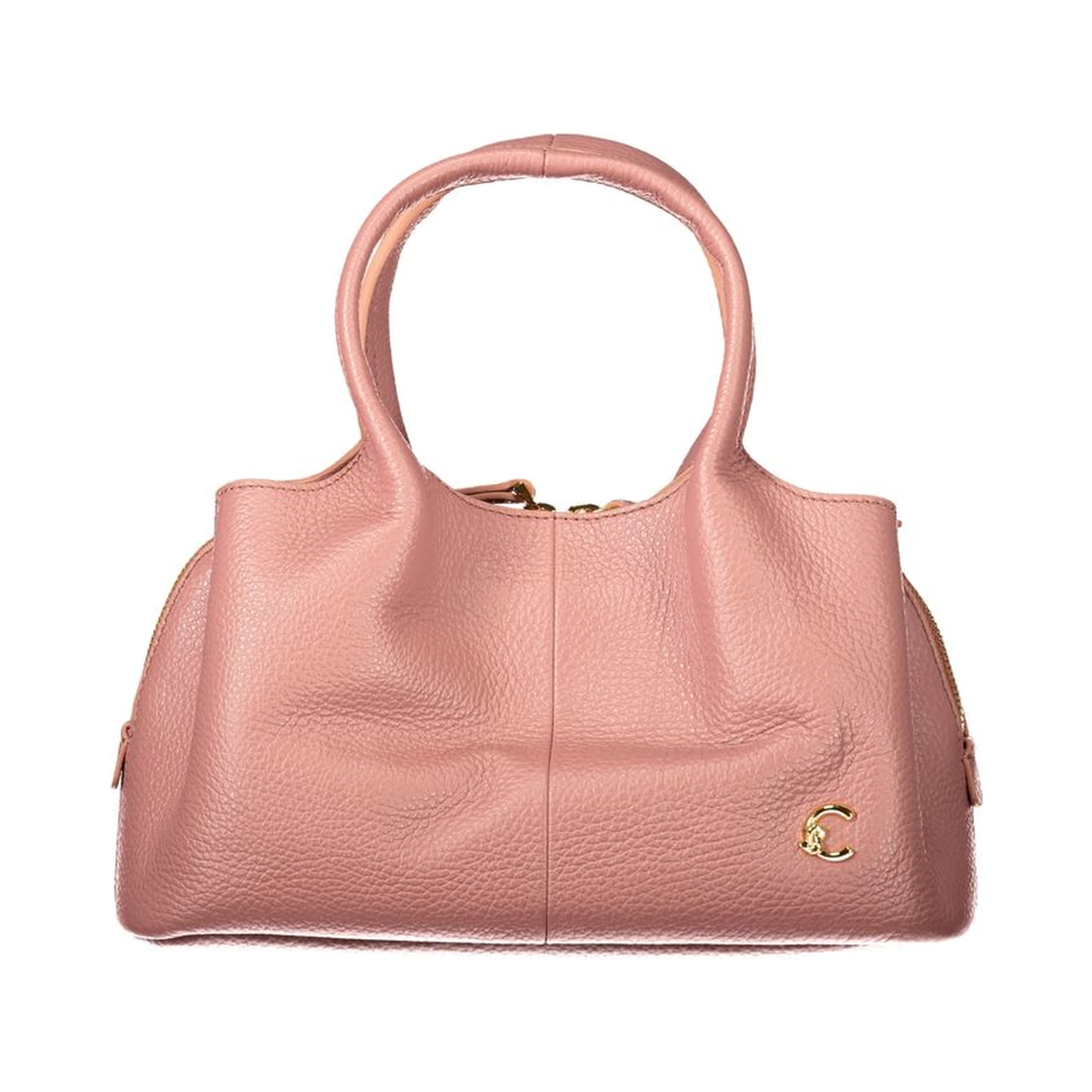 Pink Leather Handbag