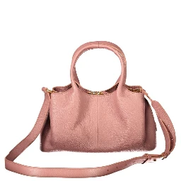 Pink Leather Handbag