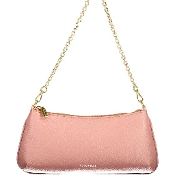 Pink Leather Handbag