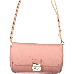Pink Leather Handbag