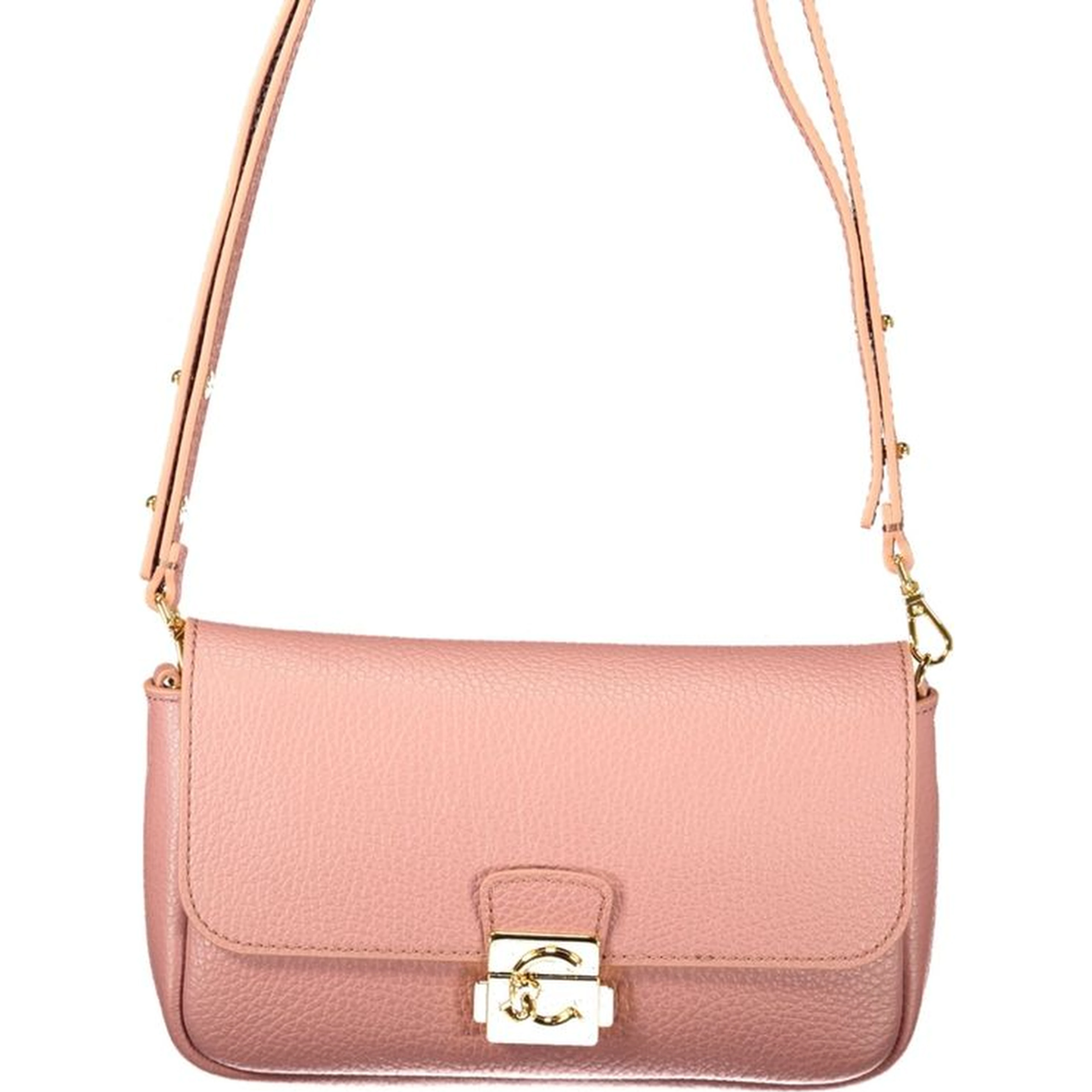 Pink Leather Handbag
