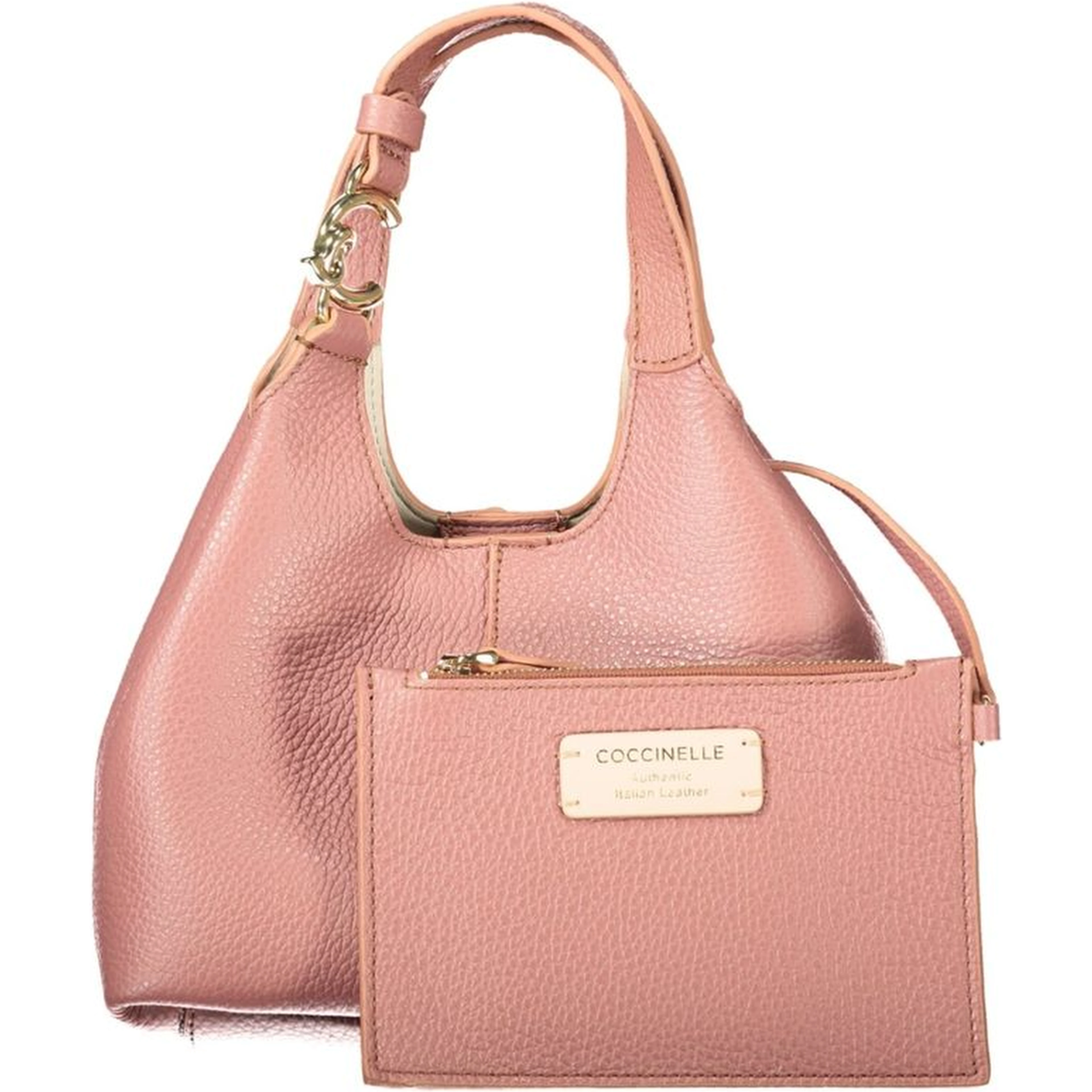 Pink Leather Handbag