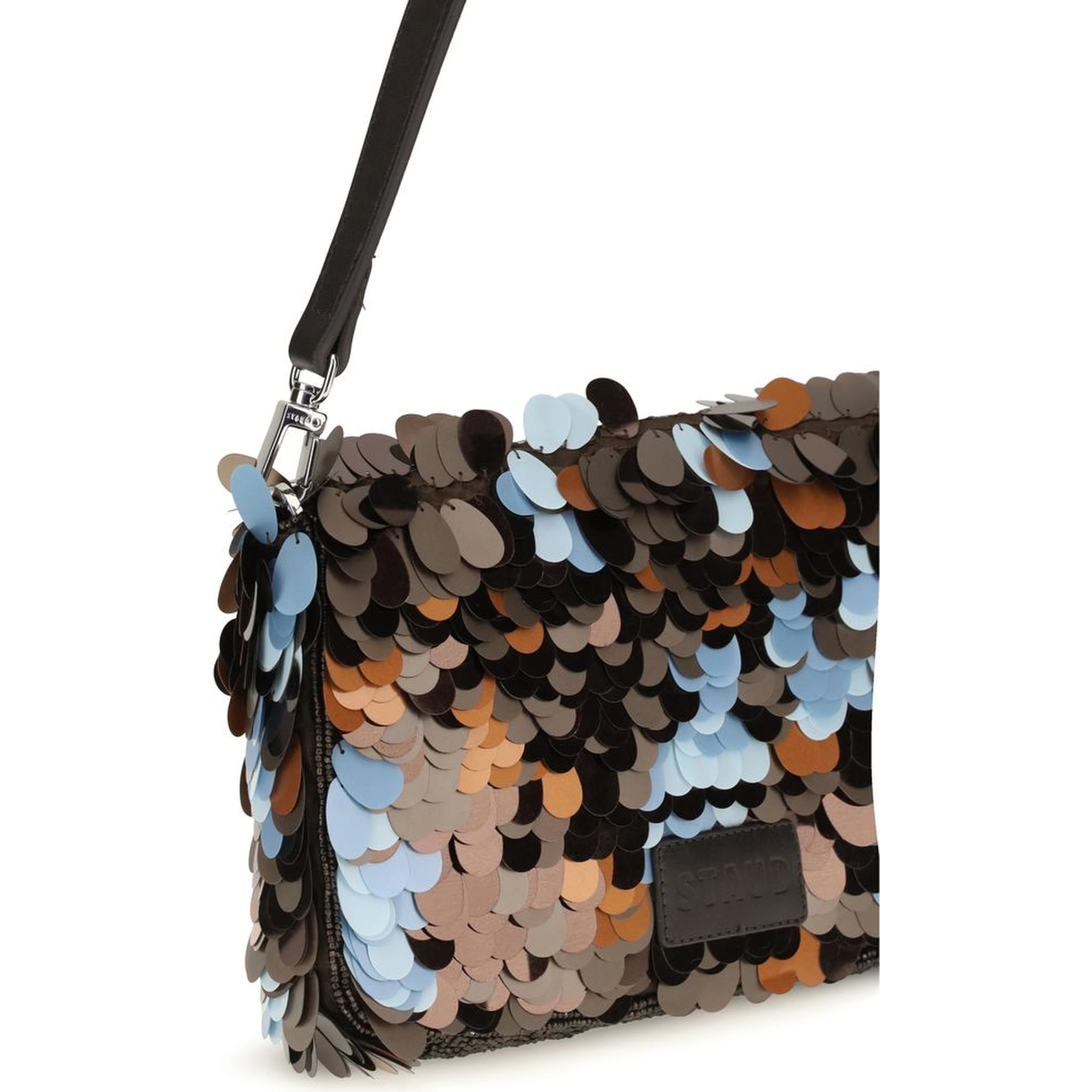 Multicolor Marabou Shoulder Bag