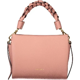 Pink Leather Handbag