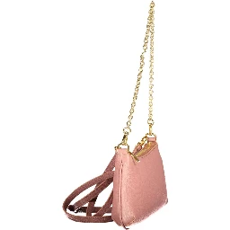 Pink Leather Handbag