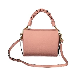 Pink Leather Handbag