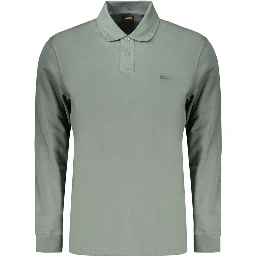 Green Cotton Polo Shirt
