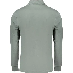 Green Cotton Polo Shirt