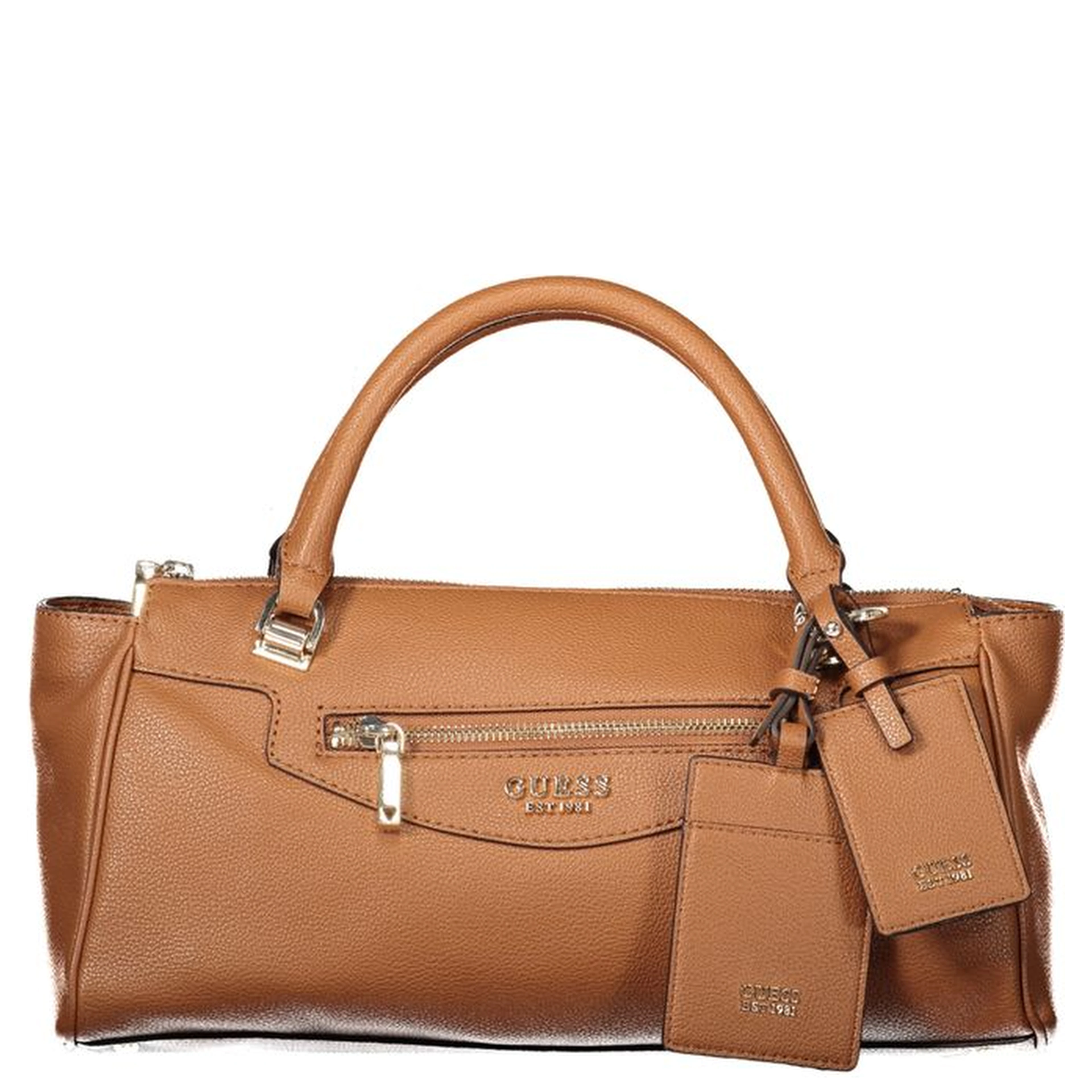 Brown Polyethylene Handbag