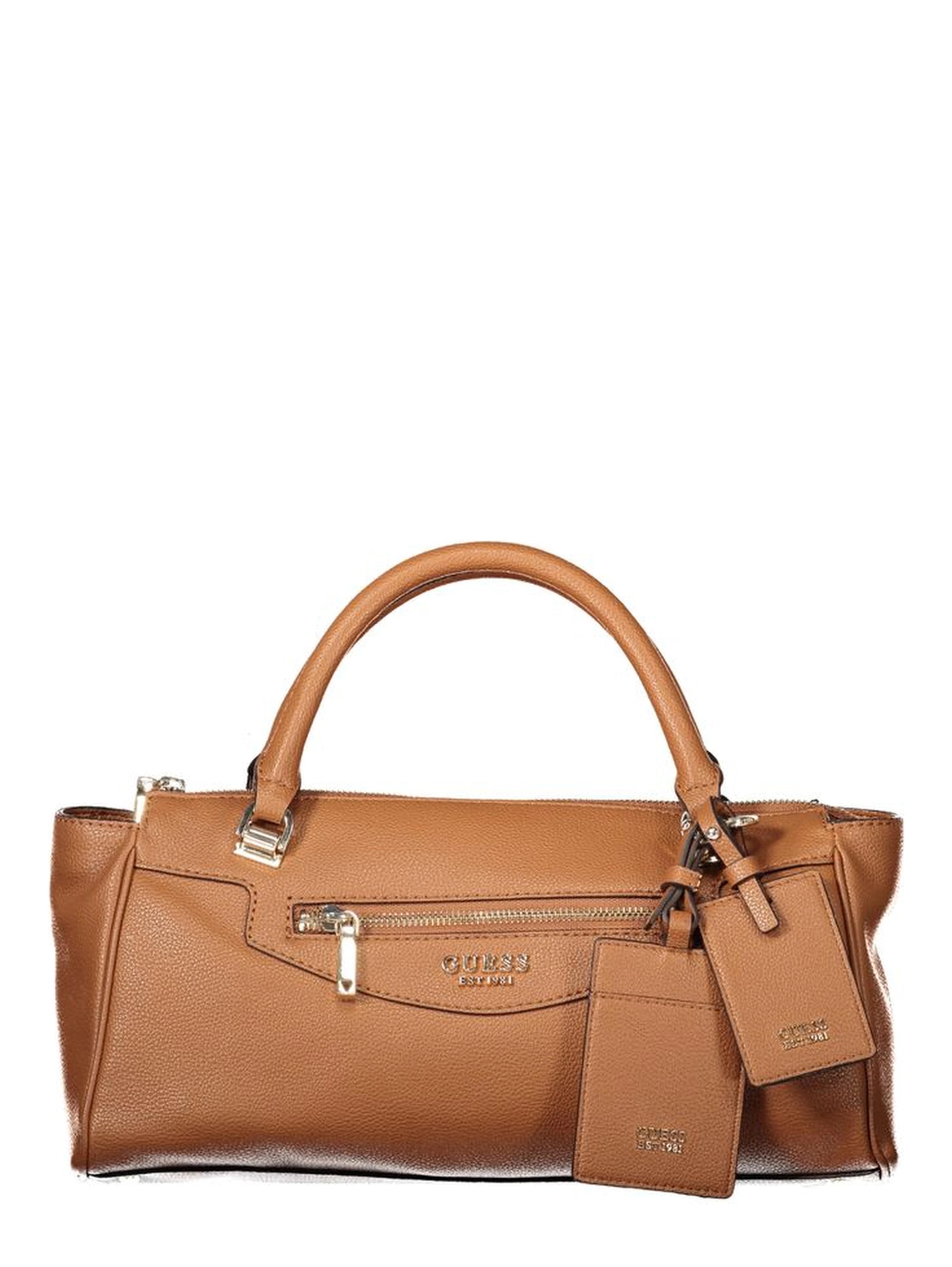 Brown Polyethylene Handbag