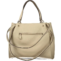 Beige Polyethylene Handbag
