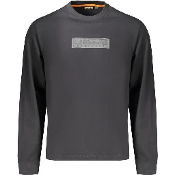 Black Cotton Men's T-Shirt