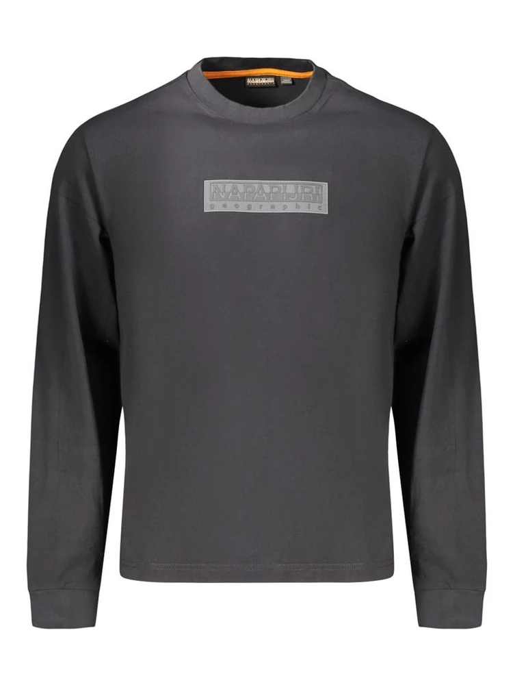 Black Cotton Men's T-Shirt