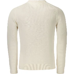White Cotton Sweatshirt