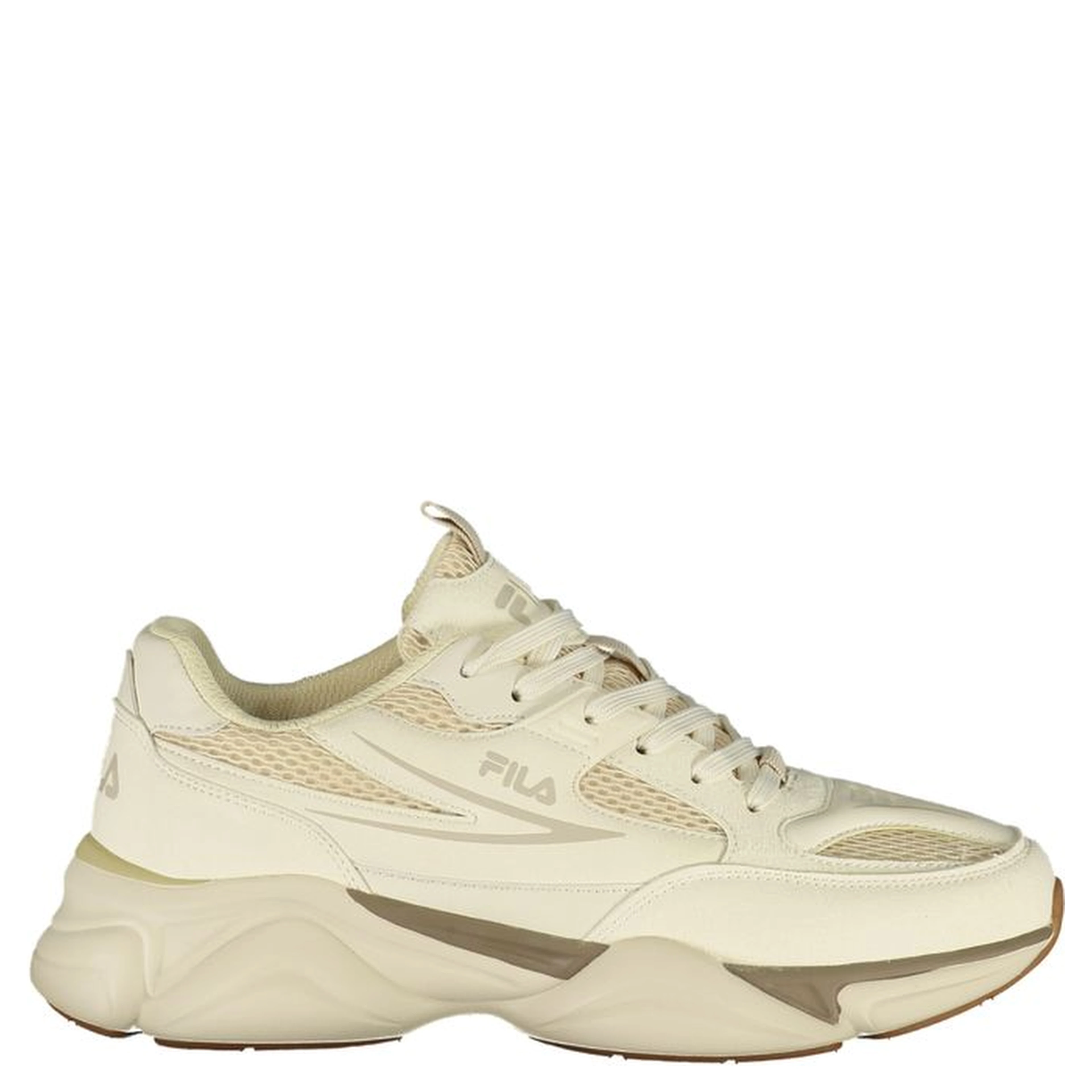 White Polyester Men's Sneaker