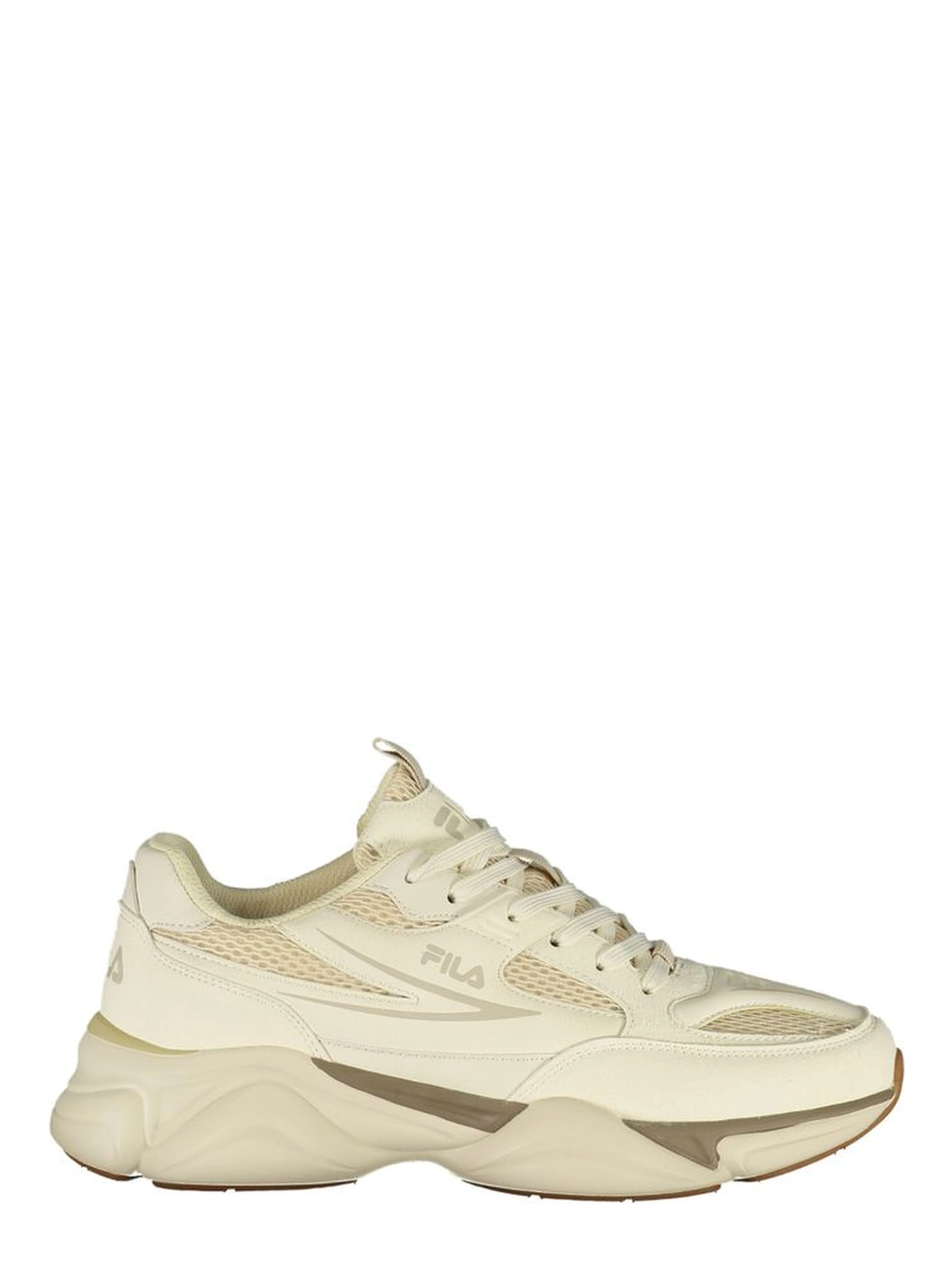 White Polyester Men's Sneaker