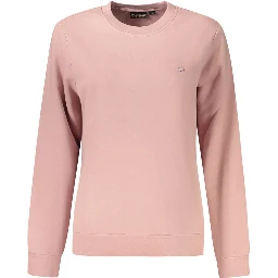 Pink Cotton Women's Sweatshirt