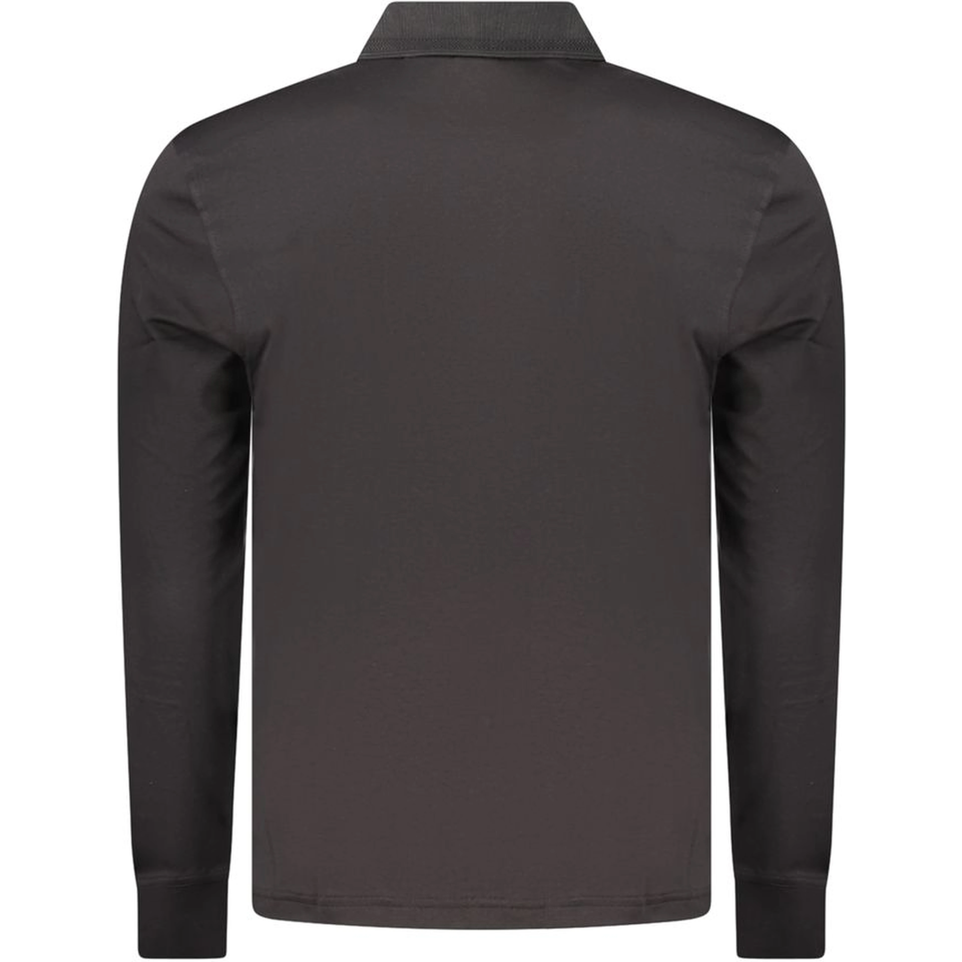 Black Cotton Polo Shirt