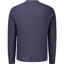 Blue Wool Sweatshirt