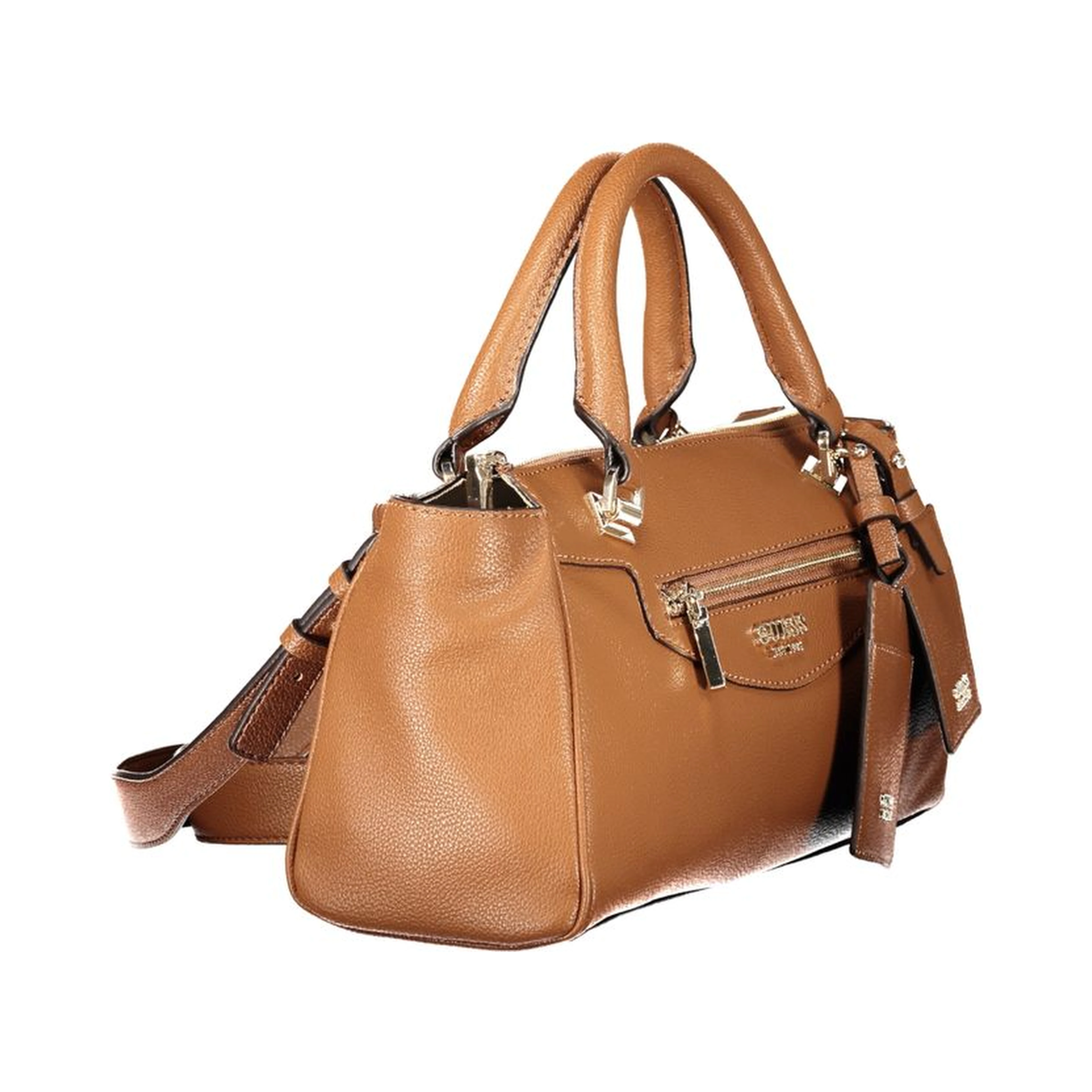 Brown Polyethylene Handbag
