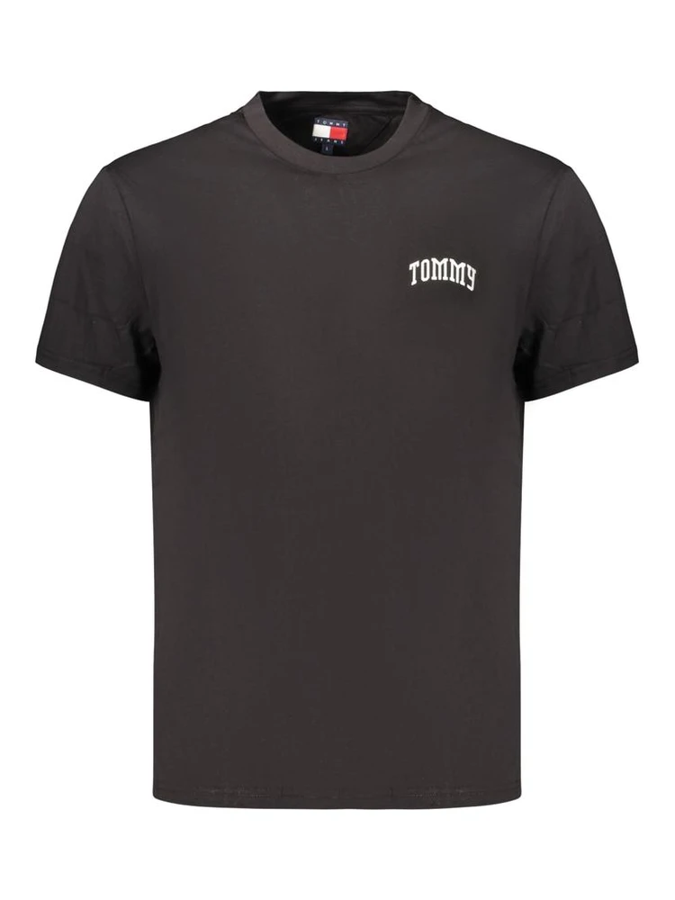 Black Cotton Men's T-Shirt