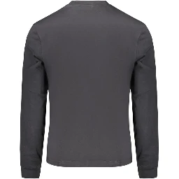 Black Cotton Men's T-Shirt