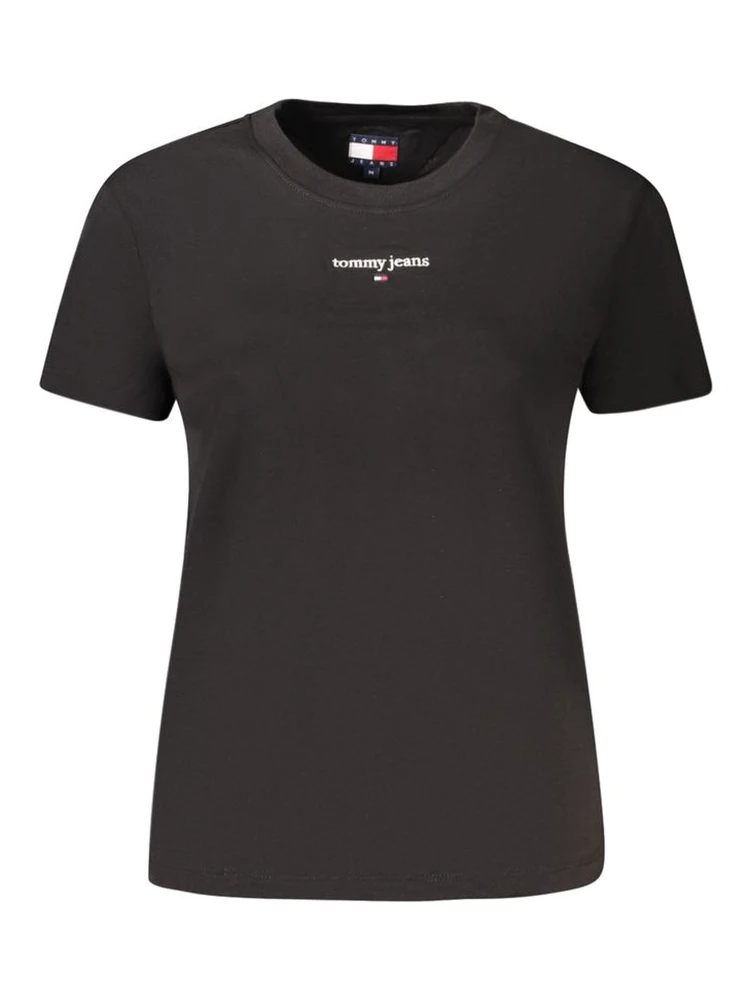 Black Cotton Women's T-Shirt