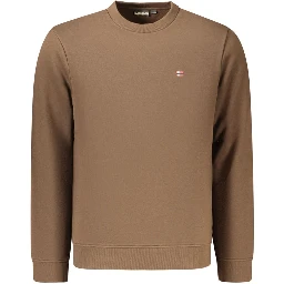 Brown Cotton Men's Sweatshirt