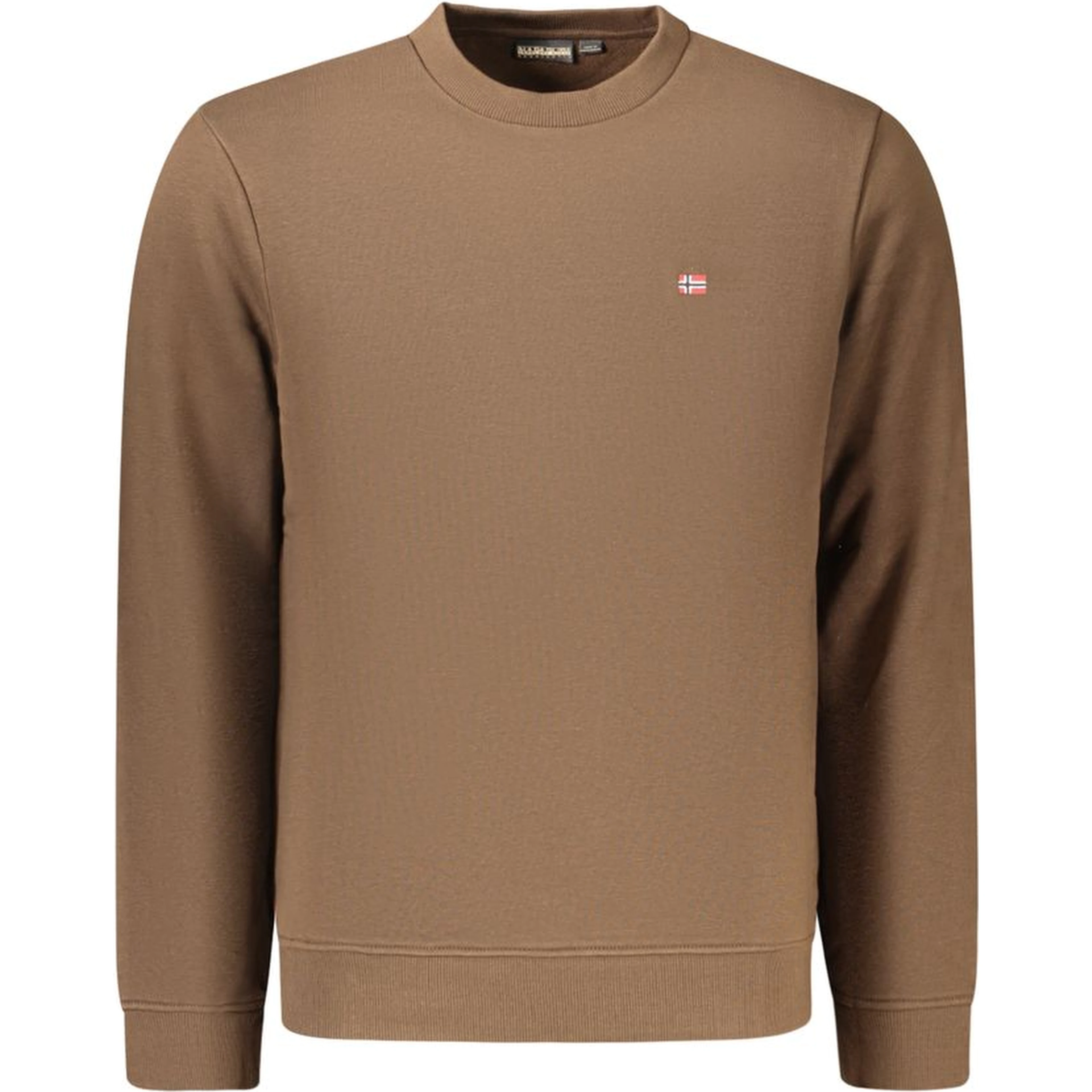 Brown Cotton Men's Sweatshirt