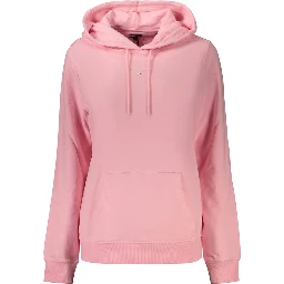 Pink Cotton Womens Sweatshirt