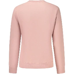 Pink Cotton Women's Sweatshirt